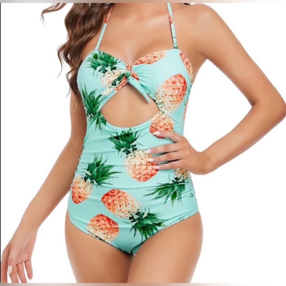Pineapple Swimsuit One Piece NWT